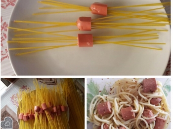 SPAGHETTI NEL WURSTEL
